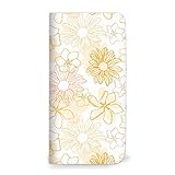 mitas iPhone6 ケース 手帳型 ベルトなし 花 オレンジ (74)NB-0232-OR/iPhone6