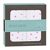 aden + anais (エイデンアンドアネイ) 【日本正規品】 よだれパッド2個セットfluro pink drool pad - 7384