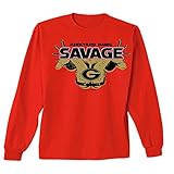 新しい世界グラフィックスGeorgia Bulldogs Savage Junkyard Dawg長袖Tee XL レッド