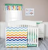 Trend Lab Happy Chevron Colorful 3 Piece Crib Bedding Set by Trend Lab [並行輸入品]