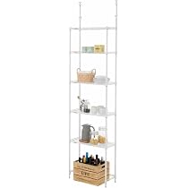 Amazon｜ドウシシャ ルミナス ラテ 隙間突っ張り収納ラック 奥行26cm