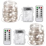 PChero イルミネーションライト led イルミネーション 電池式 クリスマス 飾りライト 5M50LED 2個同梱 ストリングライト フェアリーライト 点滅ライト 銅線 ワイヤーライト アウトド