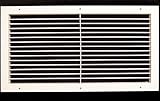 アルミ調整可能なReturn / Supply HVAC空気グリル – フルコントロール水平エアフロー方向 – Ventダクトカバー – Wide Front End Overlap – Single