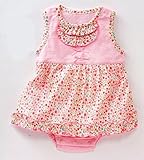 P2122　スカート付きロンパス　2枚　P・ピンク(70cm)