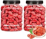 いちご 厳選ドライフルーツ 果汁が多く残り、ヘルシーで栄養価の高いいちご 37% プレミアム・ドライ・ストロベリー (500g)