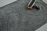 KROMA KIDS CARPETS Modern Cool SHADES Area Rug (4' x 6' ft) 4x6 HAND-TUFTED Contemporary Cement Grey