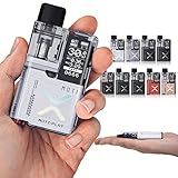 MOTI PLAY POD 電子タバコ 本体 ベイプ VAPE POD スターターキット タール ニコチン0 ポッド 水蒸気 シーシャ 持ち運び リキッド 爆煙 禁煙 電子煙草 コンパクト スリム モティ プレイ パールホワイト