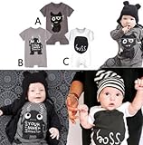 ベビー赤ちゃん　新生児連体服 カバーオール B (80-90-95cm)各サイズ一枚ずつ 【3点】