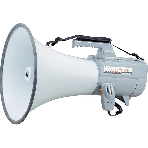 Amazon.co.jp: TOA ワイヤレスメガホン 30W ホイッスル音付き ER-2830W 
