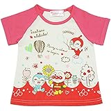 【本体綿100％】2017年 夏物 アンパンマンガール 天竺 おあそび柄 Ｔシャツ Anpanman Girl 袖ピンク◇90cm