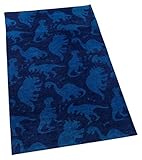 KidKraft Kids Dinosaur Rug Blue 4 x 6 [並行輸入品]