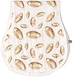 Mud Pie All Boy Sport Baby Football Cotton Muslin Bib-N-Burp by Mud Pie
