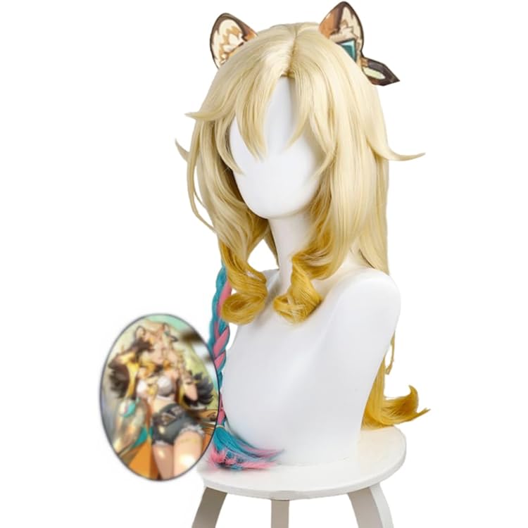 Amazon.co.jp: iirukaa 原神 召使 アルレッキーノ ウィッグ コスプレ