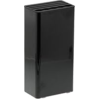 【山崎実業】 キッチンナイフ&ハサミスタンド タワー ブラック 3513