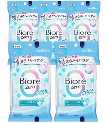 Amazon.co.jp: 【2025年夏NEW】ビ オ レZero さらさらパウダーシート