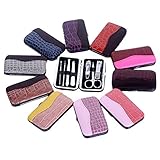 Sunward New Carbon Steel Manicure Pedicure Ear Pick Nail-clippers Set 7 in 1 by Sunward