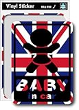 SK-147 Baby in car-Union Jack ベビーインカー 出産祝いや車に