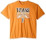 NCAA Cal State Fullerton Titans Baseball Bats半袖快適カラーTシャツ、XXL、Burntオレンジ