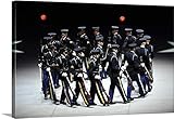 Stocktrekイメージプレミアムシックラップキャンバス壁アート印刷題名のアメリカ陸軍ドリルチームPerforms Precision Drills 30" x 20" 1981203_24_30x