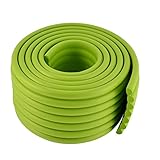 uxcell コーナークッション　コーナーガード　コーナーパッド　コーナーカバー ケガ防止　保護 コーナー エッジ クッション 家具ガード ソフト テーブル 安全保護 長さ2M グリーン