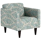 arne 一人掛けソファー おしゃれ 1人掛けソファー 肘付き クレープ ダマスクA ブルーA