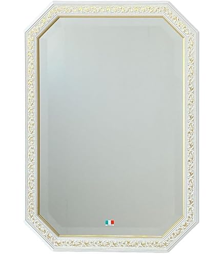 Amazon.co.jp: イタリア製 八角ミラー 壁掛け 鏡 : ホーム＆キッチン