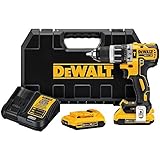 DEWALT DCD796D2 20V MAX XR Li-Ion 0.5 2.0Ah Compact Hammer Drill Kit [並行輸入品]