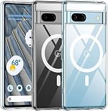 【Newnugds】Google Pixel7A ケース【MagSafe対応】Pixel7A スマホケース 透明 黄ばみなし 薄型 軽量 マグネット搭載 グーグル ピクセル7A カバー 米軍MIL規格 全面保護 耐衝撃 レンズ保護 指紋防止 マグセーフ対応 Google Pixel7A 6.1インチ クリア