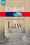 A Dictionary of Law (Oxford Quick Reference)