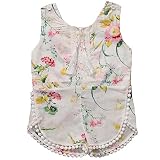 Flower Tiger SLEEPWEAR ベビー・ガールズ カラー: ホワイト