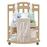 ベビーベッド 収納 多機能小物入れ 折りたたみ　ウォールポケット 子育て ギフト ベビー用品 サイド ポケット サイドポーチ 吊り袋　オムツストッカー