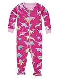 Hatley ハットレイ ベビー女の子 足付きカバーオール 60cm マルチカラー 100%綿 DR5DINO015