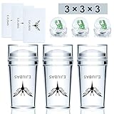 Ejiubas スタンパー ネイル ネイルスタンパー透明 スタンパーセット 3スタンパー+3ス...