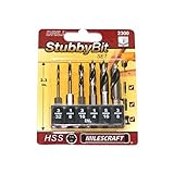 Milescraft 2300 Wood Stubby Drill Bit Set [並行輸入品]