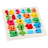 OSHIDE 幼児 赤ちゃん 子供の知育玩具 数字1-20認知　遊んで 勉強 クロック 積み木　ジグソ パズル 出産祝い　誕生日プレゼント 　 贈り物