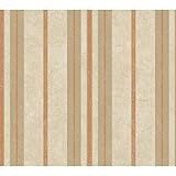 York Wallcoverings GX8113SMP Passport Tailored Stripe Wallpaper Memo Sample, 8-Inch x 10-Inch, Matte