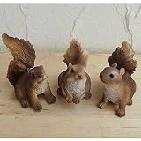 オーナメント：3匹のリス ノーブランド品