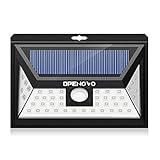 Keepax OPENOVO 44 LED ソーラーライト センサーライト 広角ライト 玄関ライト 外灯 ワイヤレス人感センサー 屋外照明/軒先/壁掛け/庭先/玄関周りなど対応 夜間自動点灯 防犯用