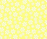 SheetWorld Fitted Crib / Toddler Sheet - Pastel Yellow Floral Woven - Made In USA by sheetworld