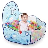 Pop Upベビープール、Casa Mall Childrens Pop UpボールプールPit Play Tent for Kids室内と室外( 47 " × 23 " * 15 " ) -six 