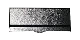 Qualarc LM6-810-BLK Letter Plate with 10" Wall liner, Black [並行輸入品]