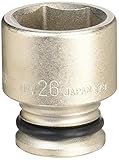 トネ(TONE) インパクト用ソケット HP4NV-26 差込角12.7mm 二面幅26mm