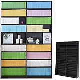 JKプラン 1cmピッチ 本棚 幅120 超薄型で文庫本が大量に収納できる 文庫本ラック 奥行 上部 12cm 下部 24cm ダークブラウン TSFRM00010DB