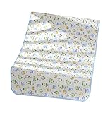 2枚防水性ベビーおむつ交換パッドおむつライナー青色、30x45cm