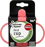 Tommee Tippee Essentials First Cup 4mth+ トミーのtippeeの必需品第1カップ4Mthの+