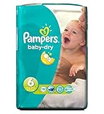 Pampers Baby-Dry Nappies Size 6 Carry Pack - 19 Nappies - パンパース赤ちゃんドライおむつサイズ6キャリーパック - 19おむつ (Pamper
