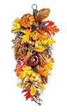 CypressホームHoliday Harvest Wall Hanging Floral Decor
