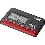 KORG(コルグ) メトロノーム MA-2 BKRD ブラックレッド 吹奏楽 ブラスバンド オーケストラ ギター 声楽 アカペラ 個人練習に最適 100時間連続稼働 軽量 コンパクト