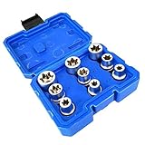 P Prettyia ソケットセット 9個入　1/2 パワードライバ ドリルビット アダプタ