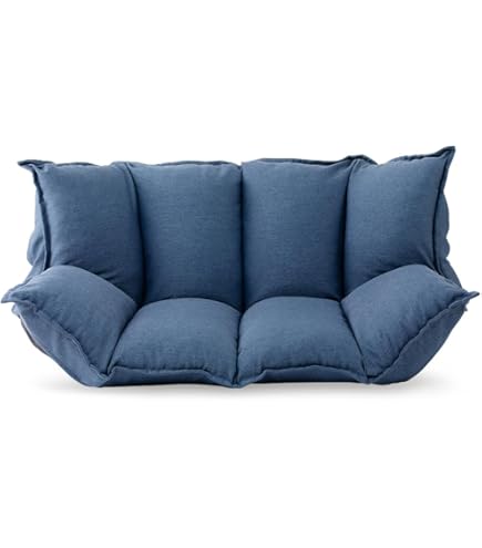 タンスのゲン ハイバック ローソファ 1人掛け 14段階 リクライニング 高反発 1P部分 バラ売り】ローソファ ハイバック 14段階リクライニング